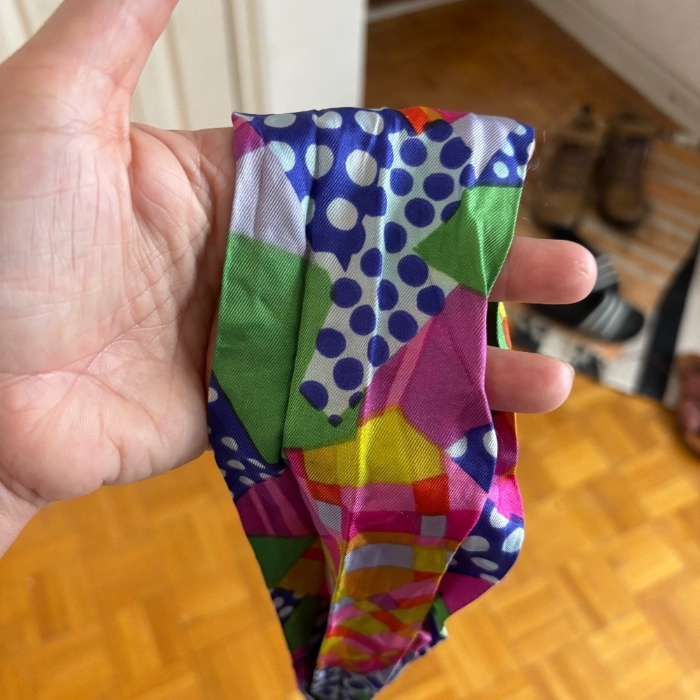 vintage  70s psychedelic  scarf *accepting offers